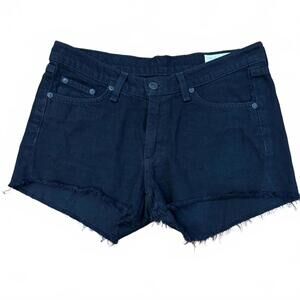 Rag & Bone black cutoff shorts sz 27